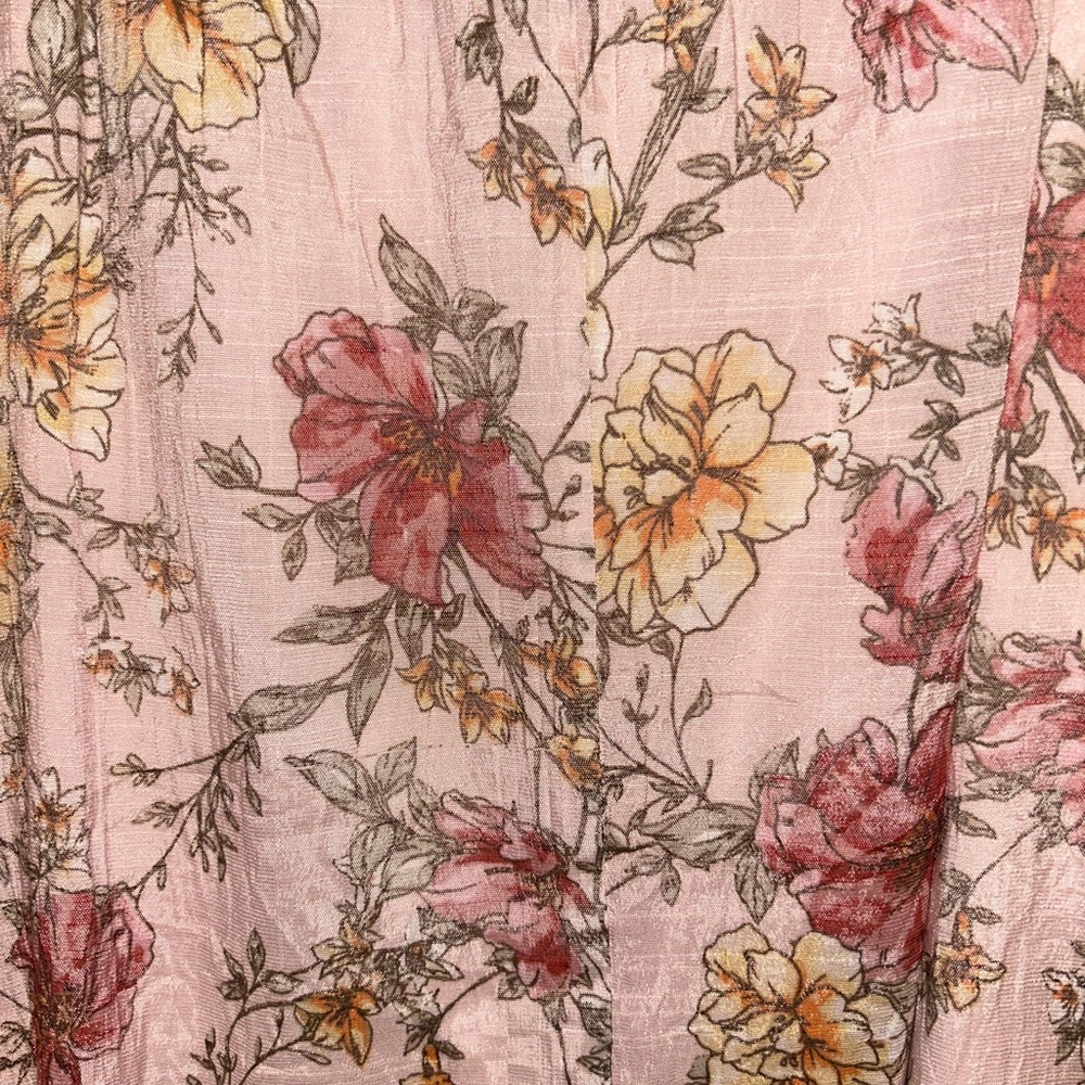 NAIF Floral Blush Mini Dress - Picture 7 of 10